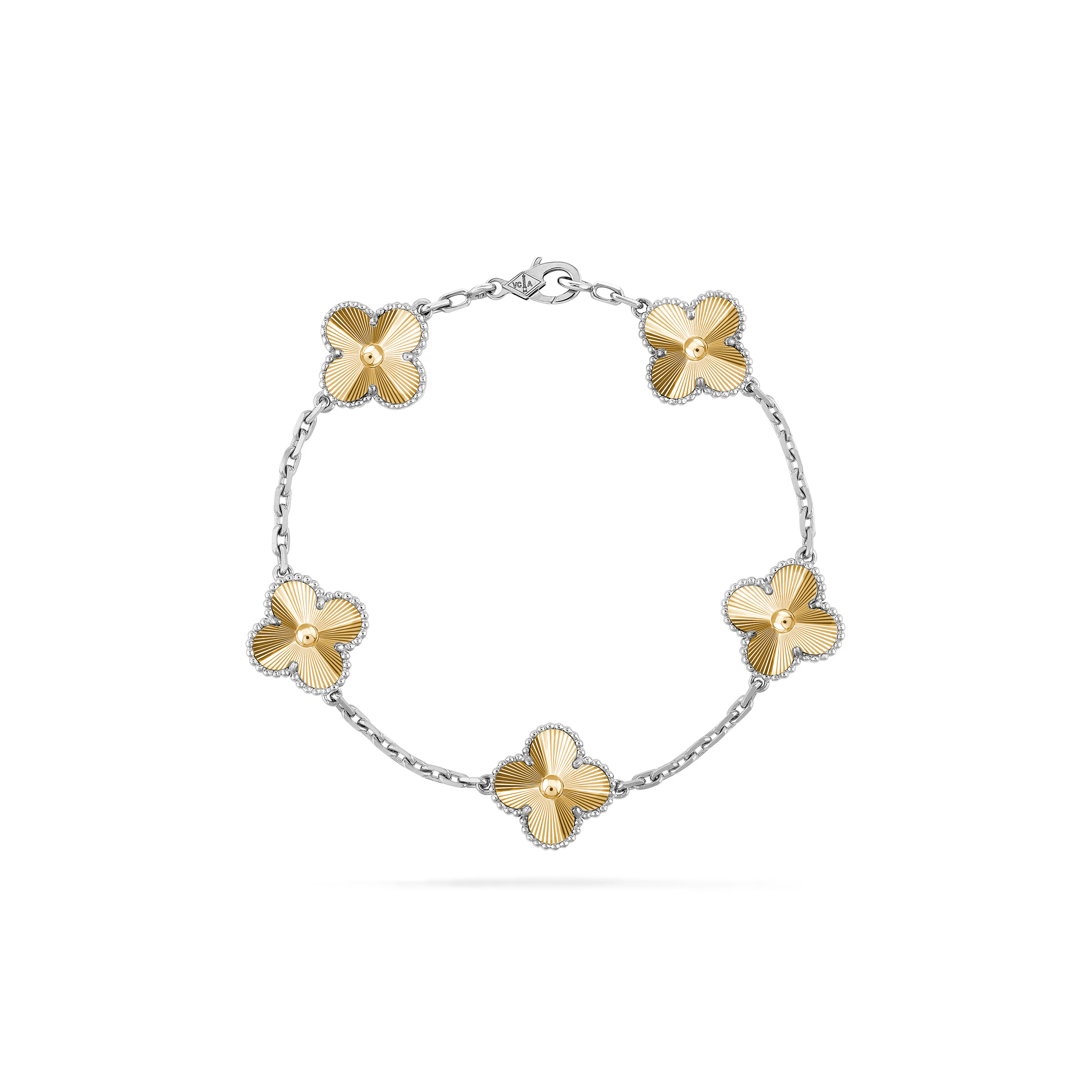 VAN CLEEF VINTAGE ALHAMBRA BRACELET, 5 MOTIFS VCARP9XF00